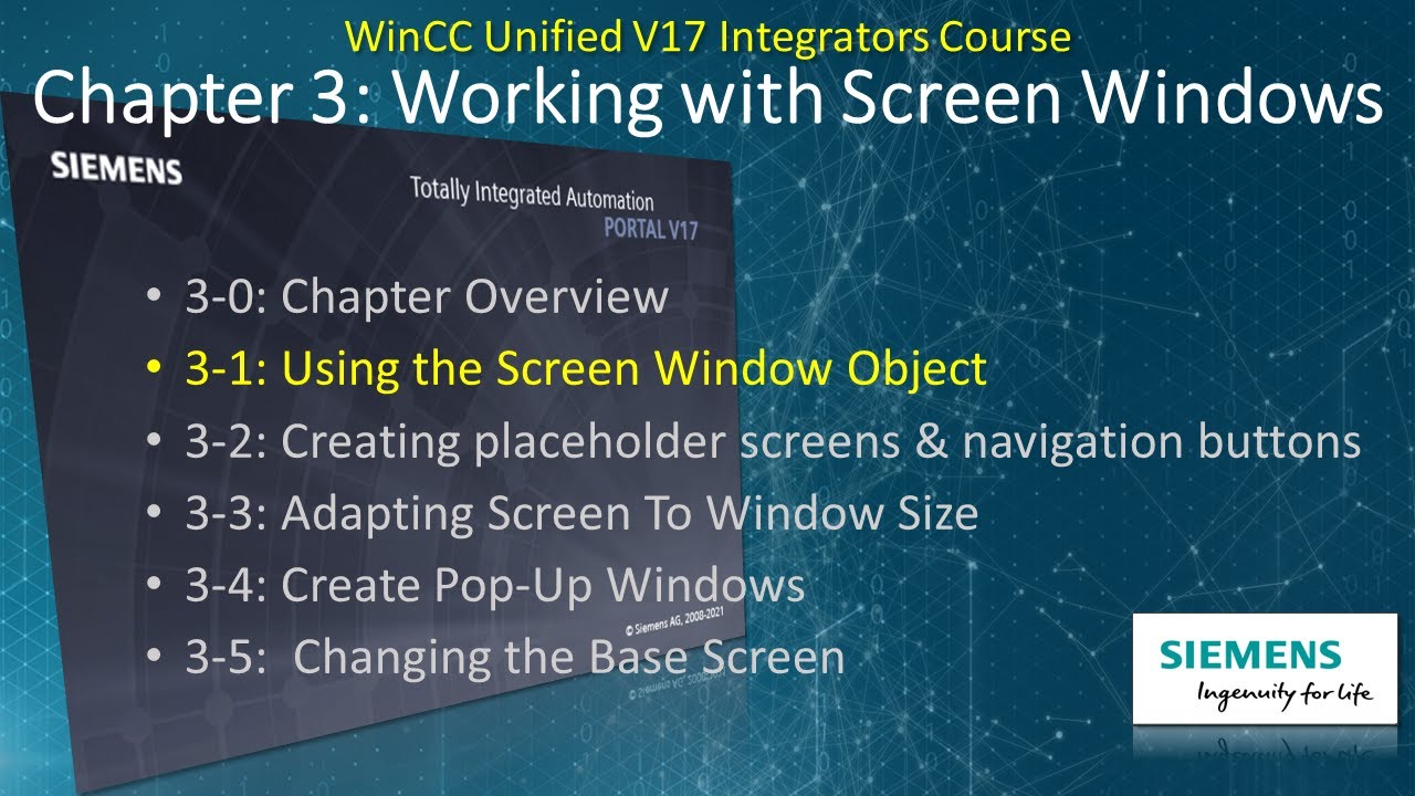 WinCC Unified V17 # 4: Создание экранов в TIA Portal 🎨 Изучите программирование SCADA #WinCCGURU