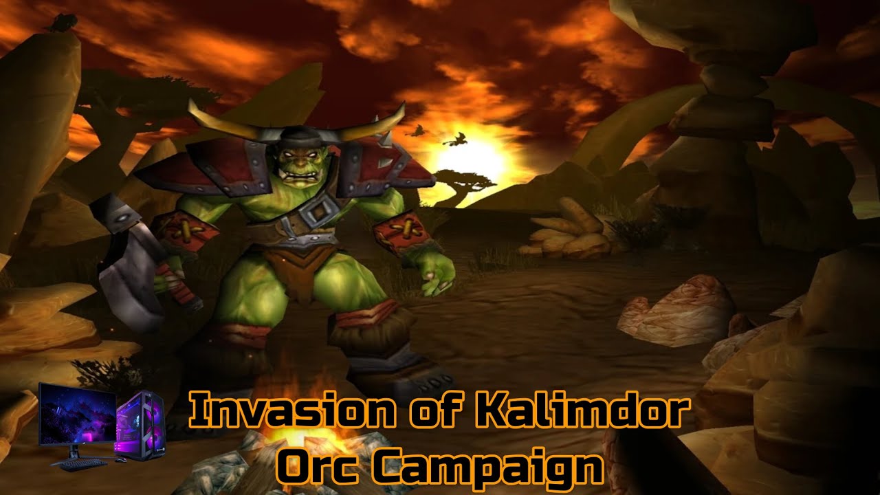 Warcraft III | Invasion of Kalimdor | Longplay Walkthrough Gameplay  | No Commentary | Full Game PC
