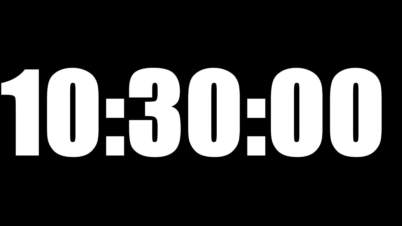 10 HOUR 30 MINUTE TIMER • 630 MINUTE COUNTDOWN TIMER ⏰ LOUD ALARM ⏰