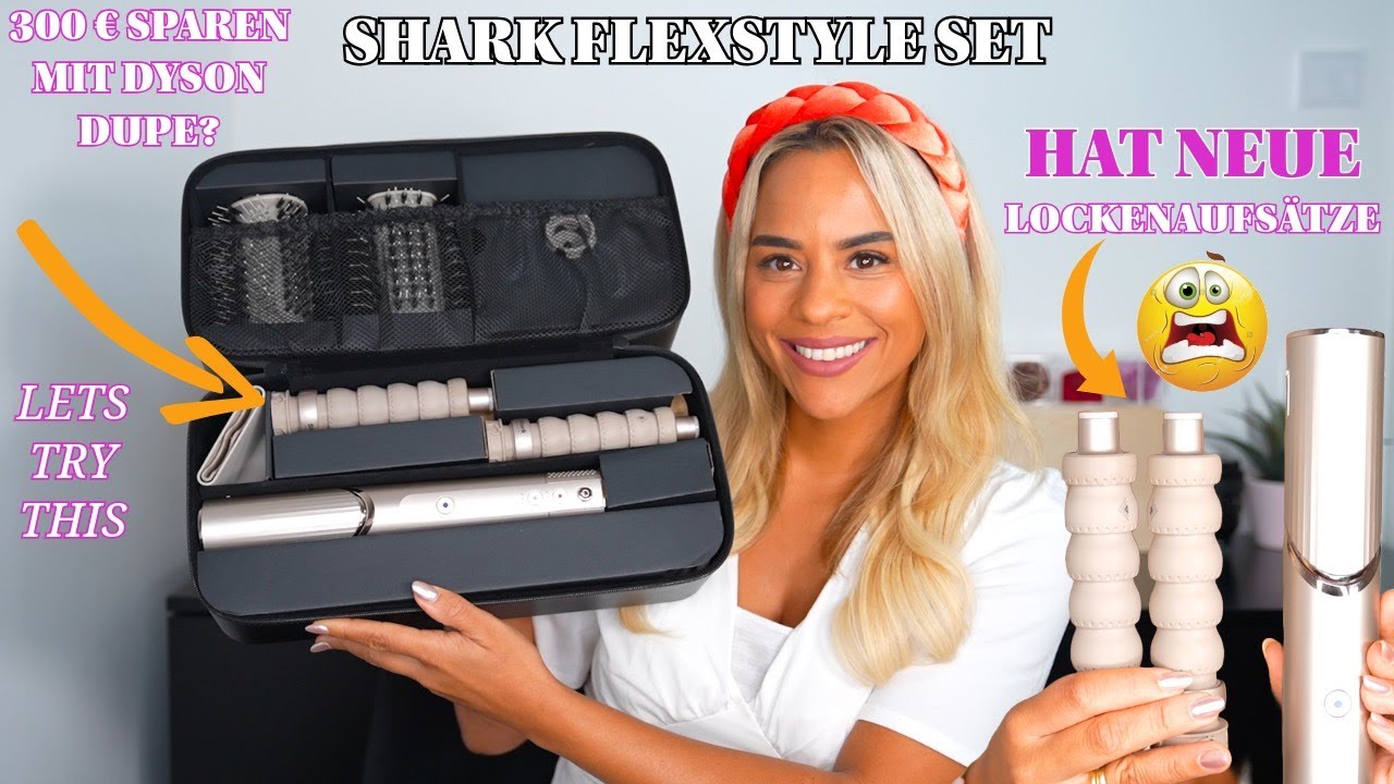 SHARK FLEXSTYLE HAT NEUE LOCKENAUFSÄTZE - Ich hab sie für euch getestet+3 WEITERE STYLINGS GEZAUBERT