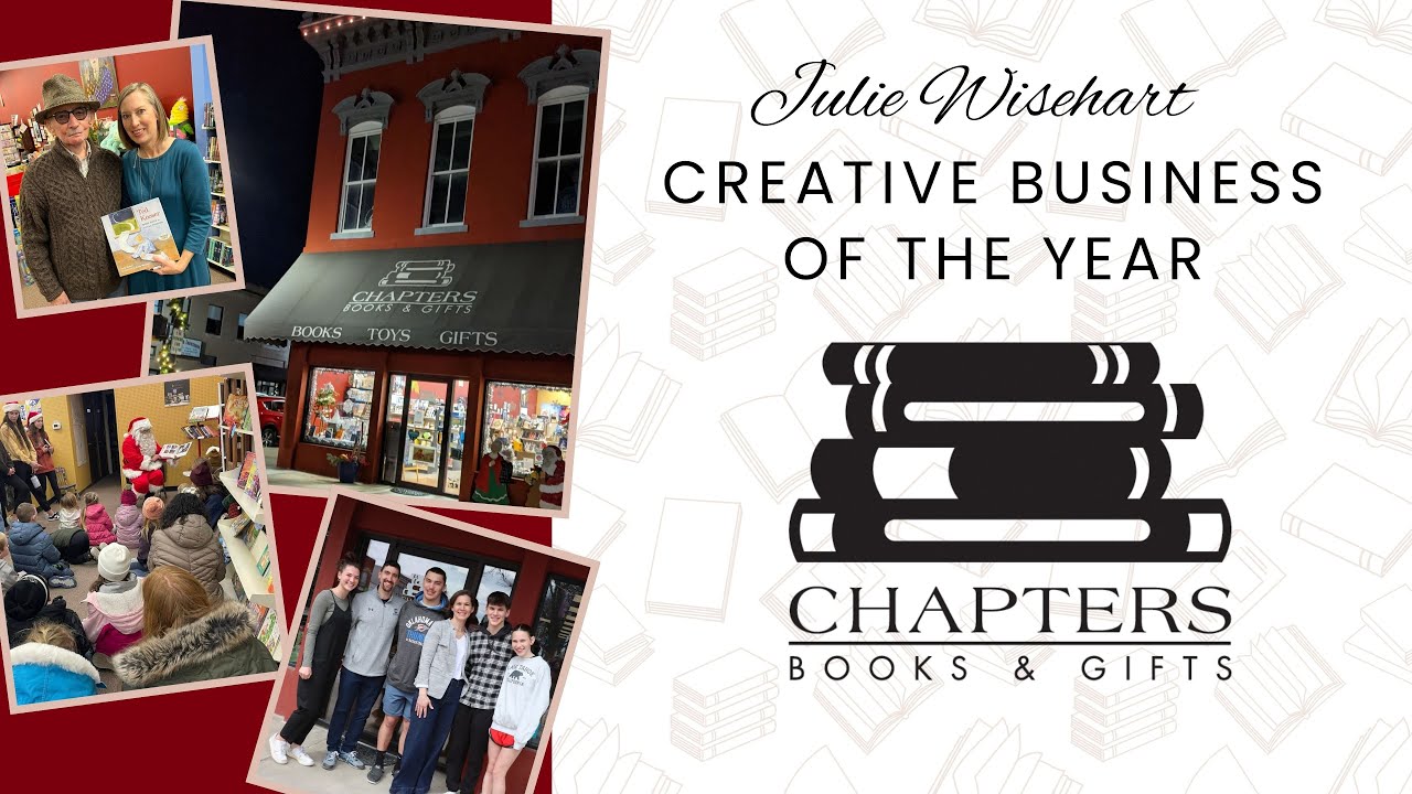 Julie Wisehart Creative Business of the Year 2025 - Chapters Books & Gifts