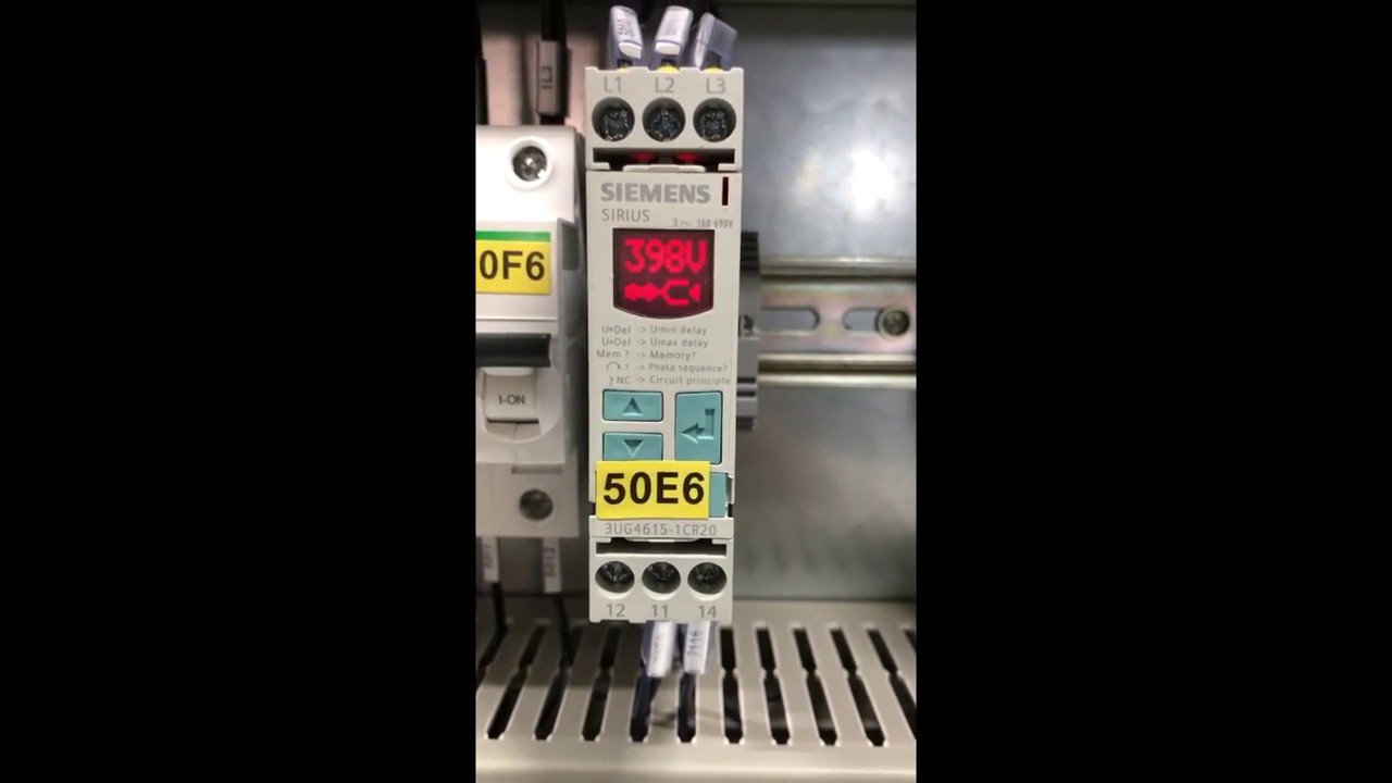 SIEMENS SIRIUS FAZ KORUMA RÖLESİ ( PHASE RELAY)