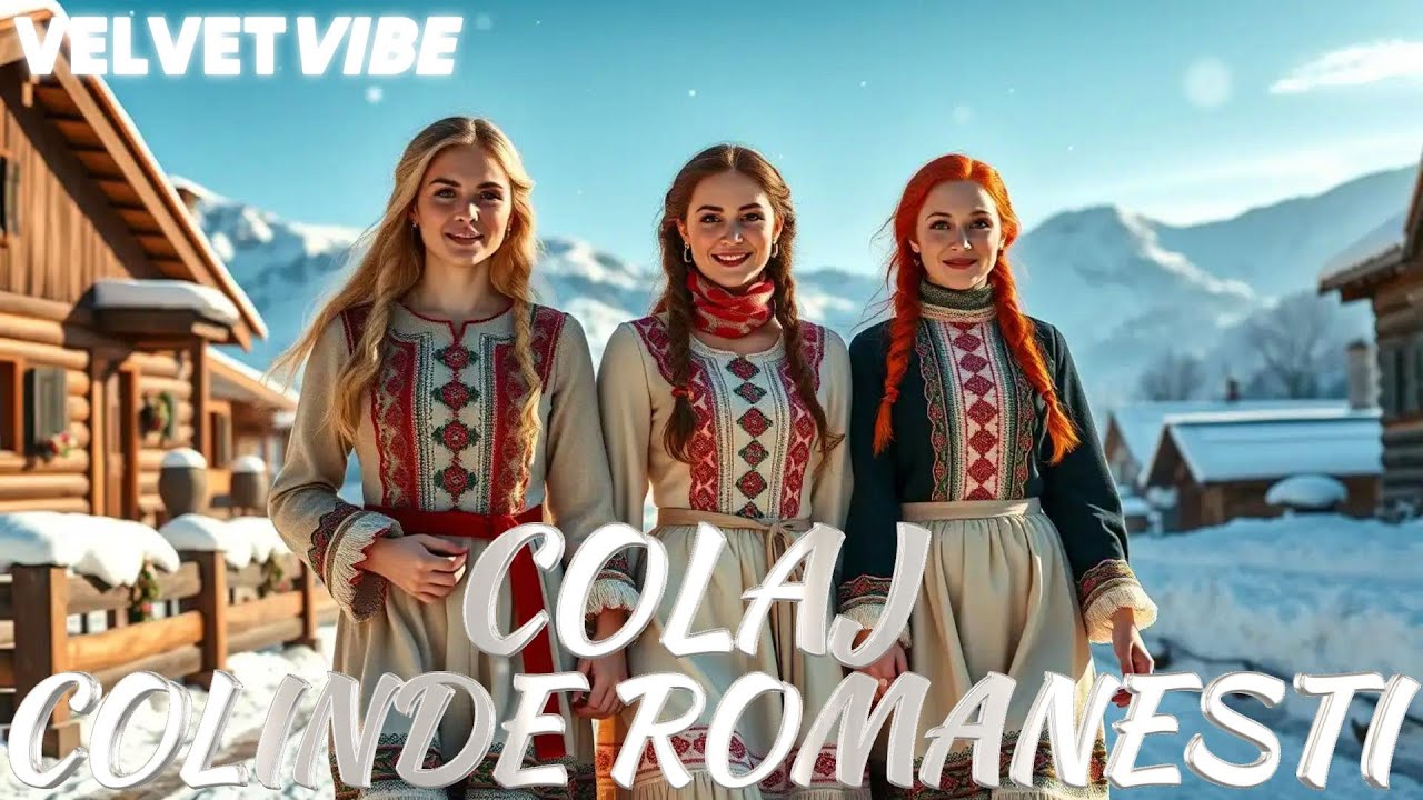 Velvet Vibe - MIX De Muzica Si Colinde Romanesti de Craciun - Colaj Cantece de Sarbatori 2025
