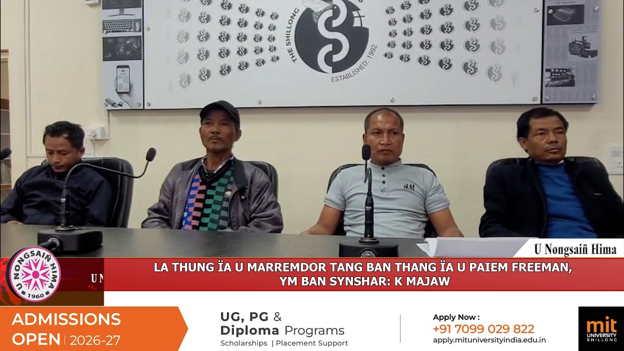 LA THUNG &Iuml;A U MARREMDOR TANG BAN THANG &Iuml;A U PAIEM FREEMAN, YM BAN SYNSHAR: K MAJAW
