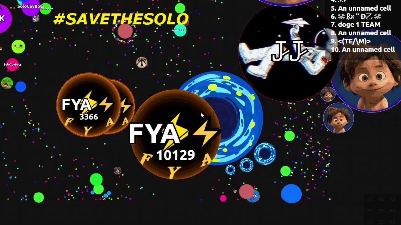 Agar.io - salty teamers are pathetic welcome 2 Agario 2021