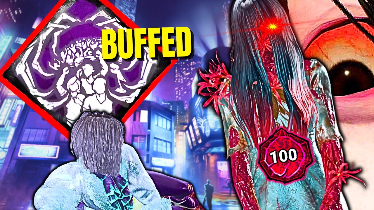 P100 Onryo Spams Her Eye With The Buffed Crowd Control | Dead By Daylight