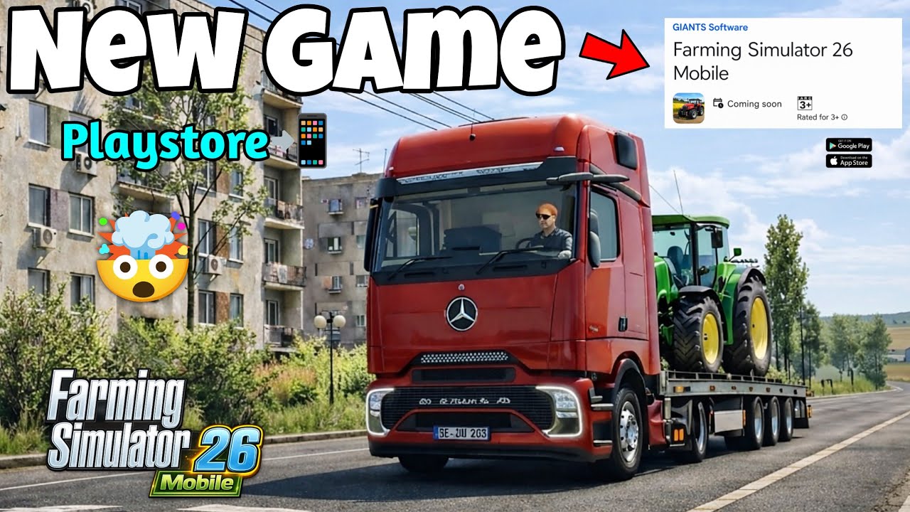 Farming Simulator 26 Mobile – Дата выхода🎉 Самые масштабные обновления и новые функции🔥✅