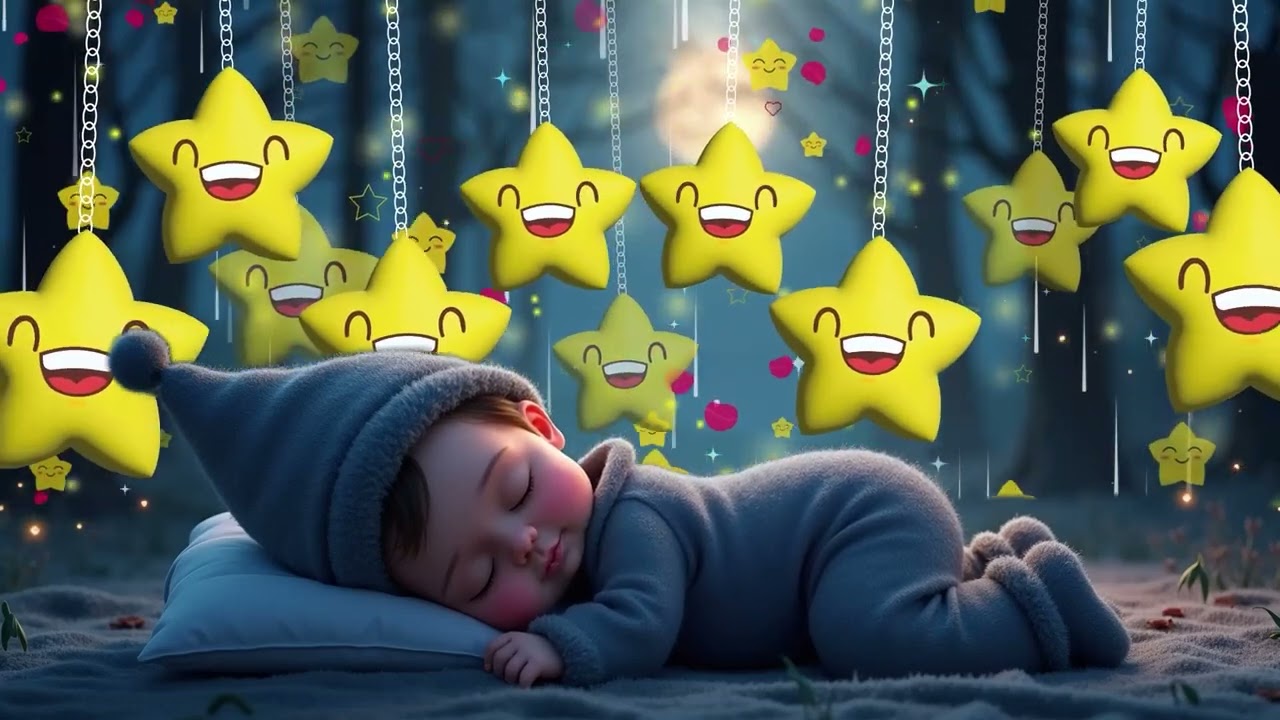 Mozart Brahms Lullaby 💤 Soothing Baby Music🎵 Sleep Instantly in 3 Minutes 🌙 Overcome Insomnia