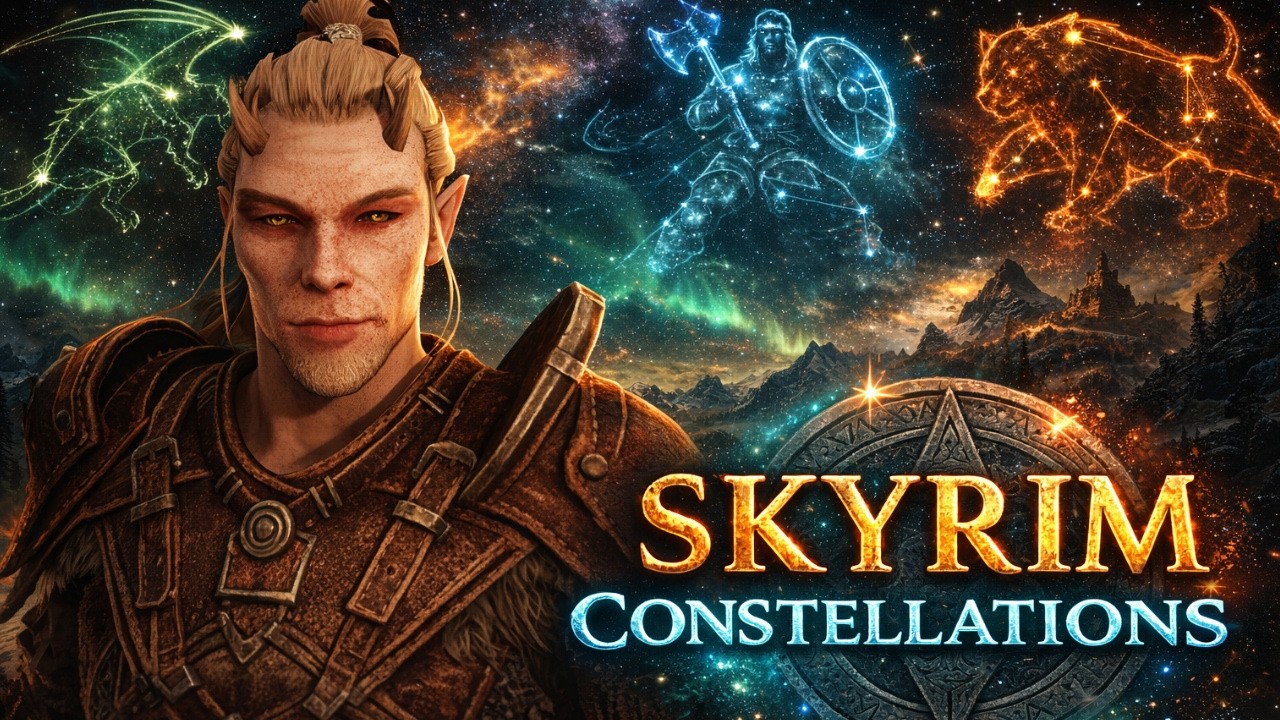 SKYRIM Constellations Nova modlist Agora sim!
