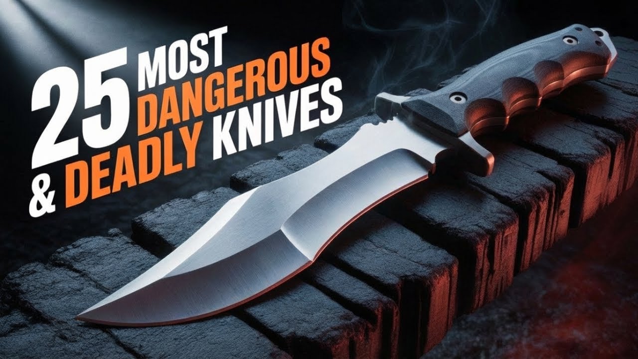25 Most Dangerous & Deadly Knives In The WORLD!
