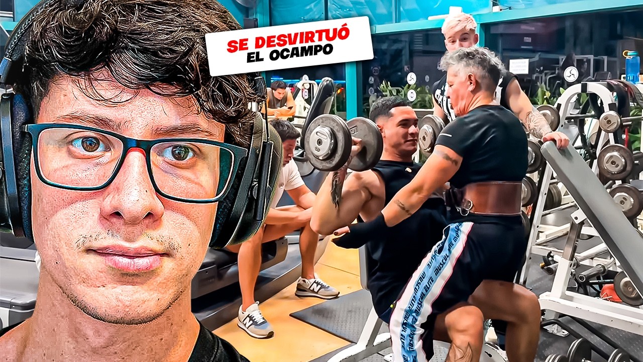 NUNCA VI algo TAN INCOMODO en UN GYM