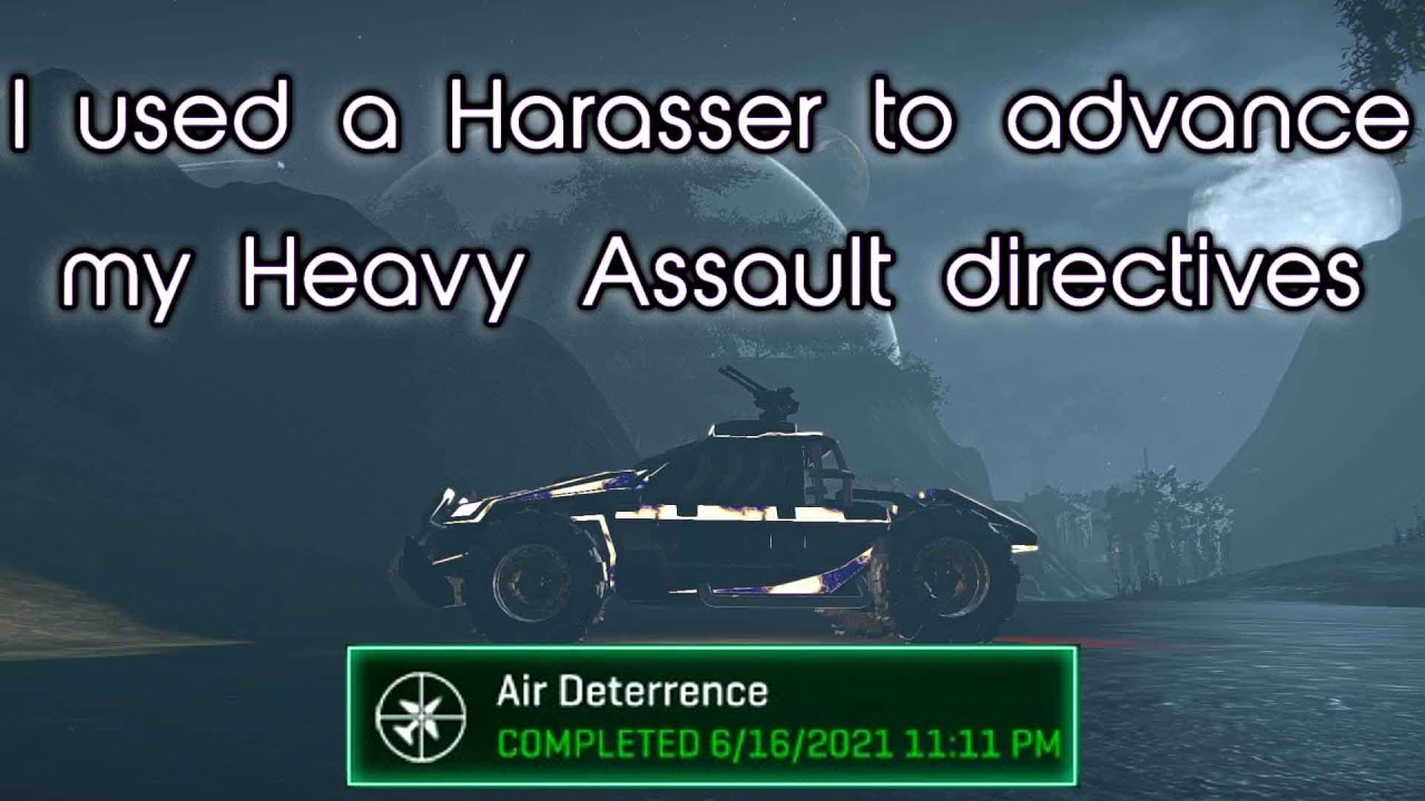 I became an anti-air Harasser main to advance my Heavy Assault directives (Planetside 2)