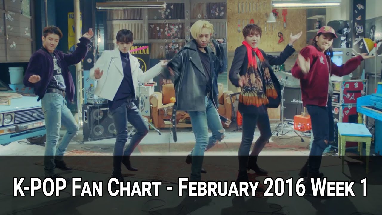 Top 40 K-Pop Songs Fan Chart - February 2016 Week 1