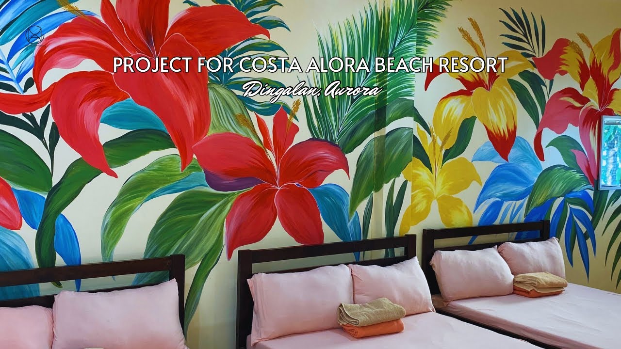 Mural Painting for Costa Alora Beach Resort • 155th  Mural Vlog • Momentum Art Gallery