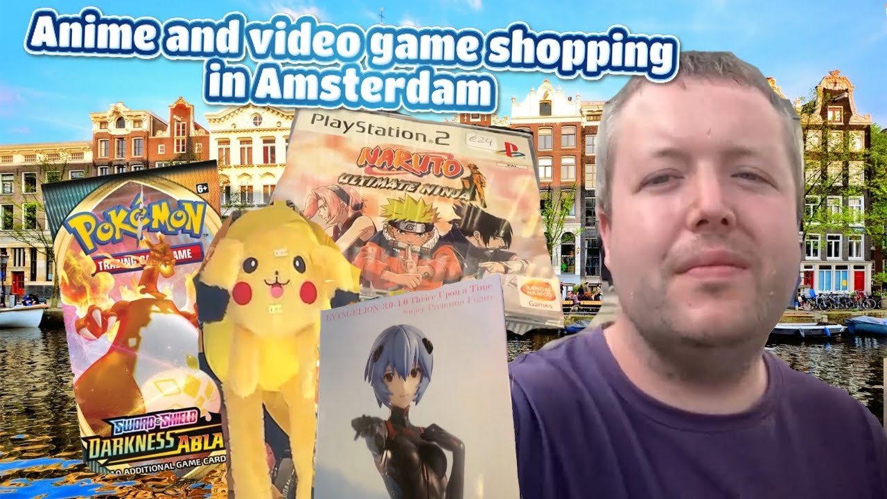 🌟 Exploring Amsterdam's Anime, Pokemon, and Retro Gaming Paradise! 🎮🎉