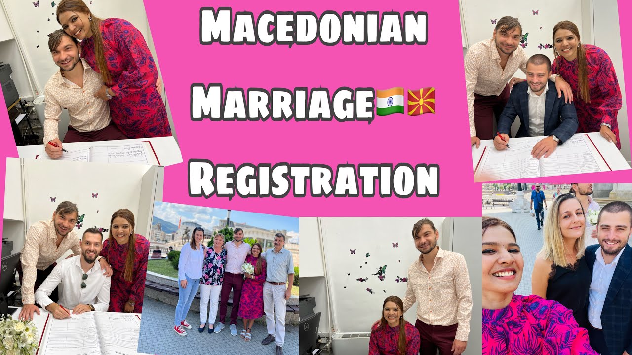 Macedonian Marriage Registration | AbhiDejan | Europe | India #youtube #trending #viral #video