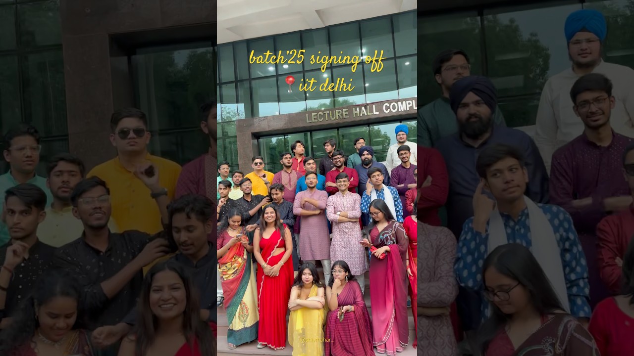 dmse&rsquo;25 iit delhi #iit #iitdelhi #2025