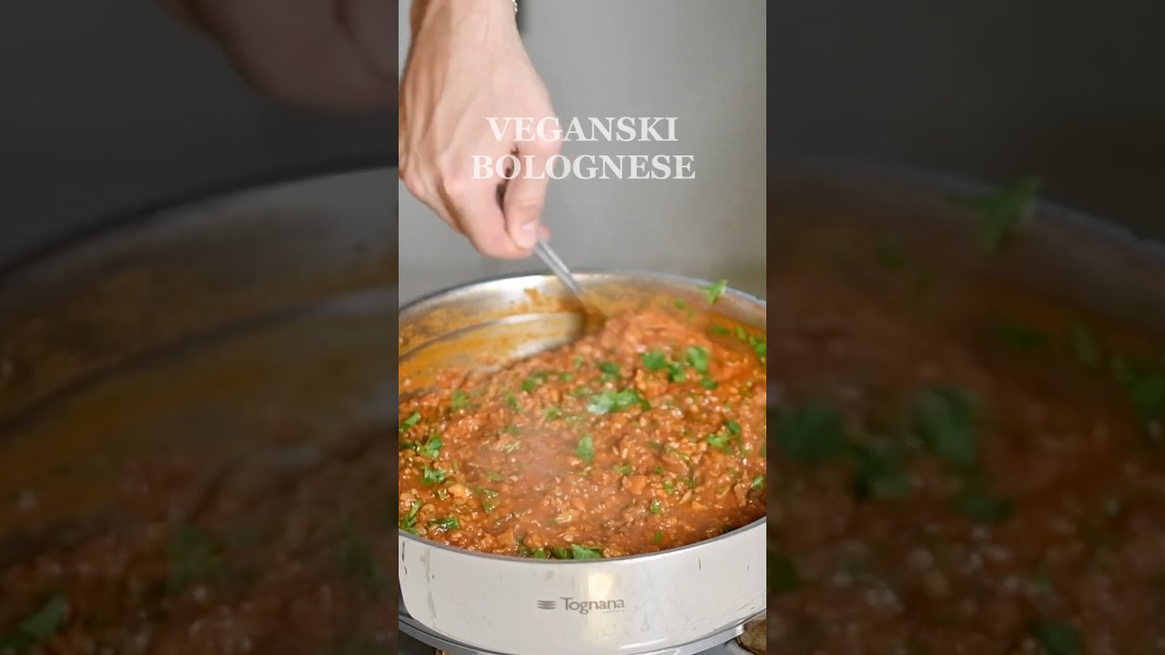 Kako napraviti veganski bolonjez
