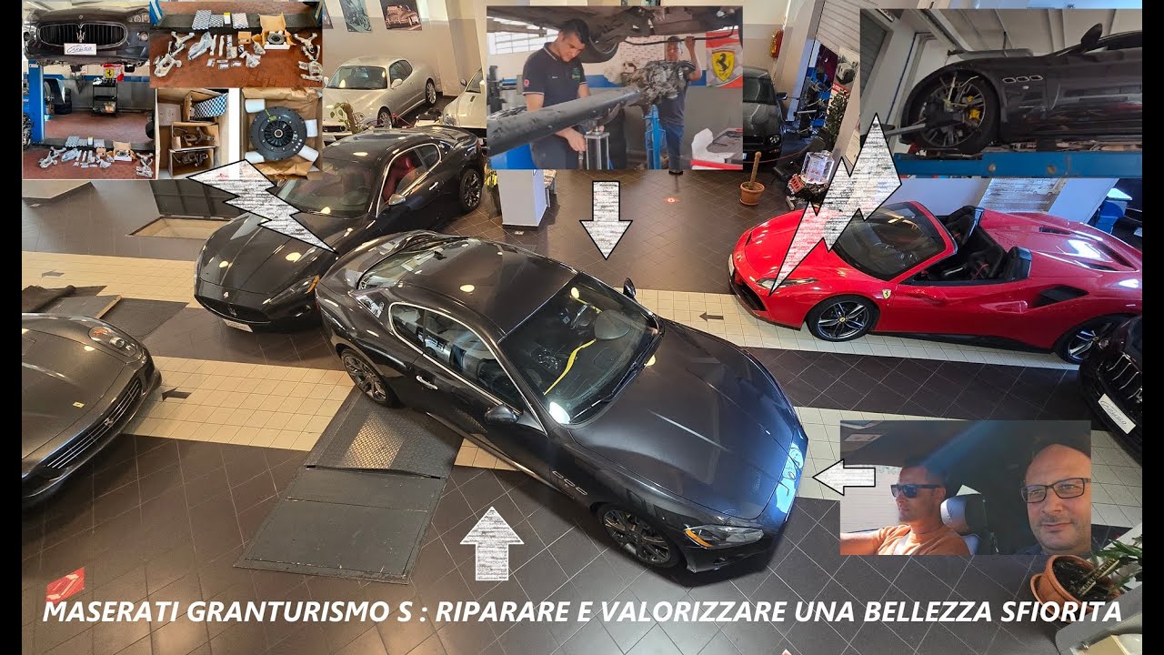 MASERATI GRANTURISMO S : RIPARARE E VALORIZZARE UNA BELLEZZA SFIORITA#Officinecaruso