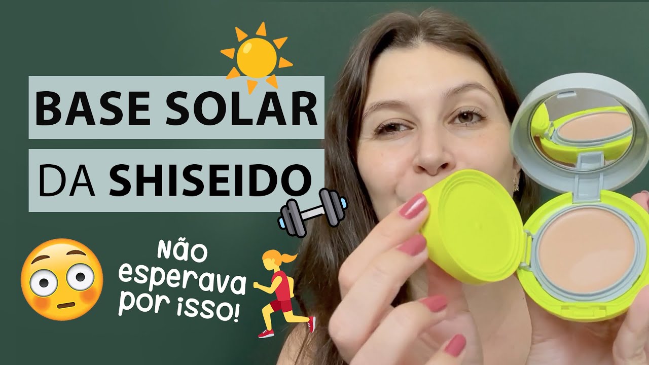 Protetor solar com cor Shiseido: Base solar HydroBB Compact For Sports FPS50