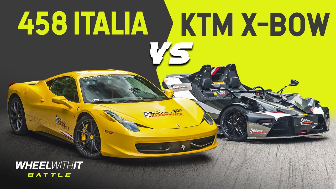 Superauto vs Bolid - Ferrari 458 Italia vs KTM X-Bow | WWIT Battle #8