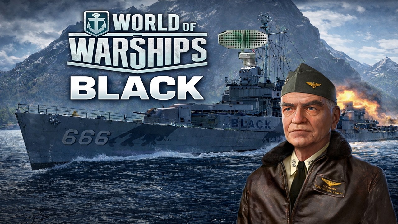 World Of Warships Avcı Destroyer Black...