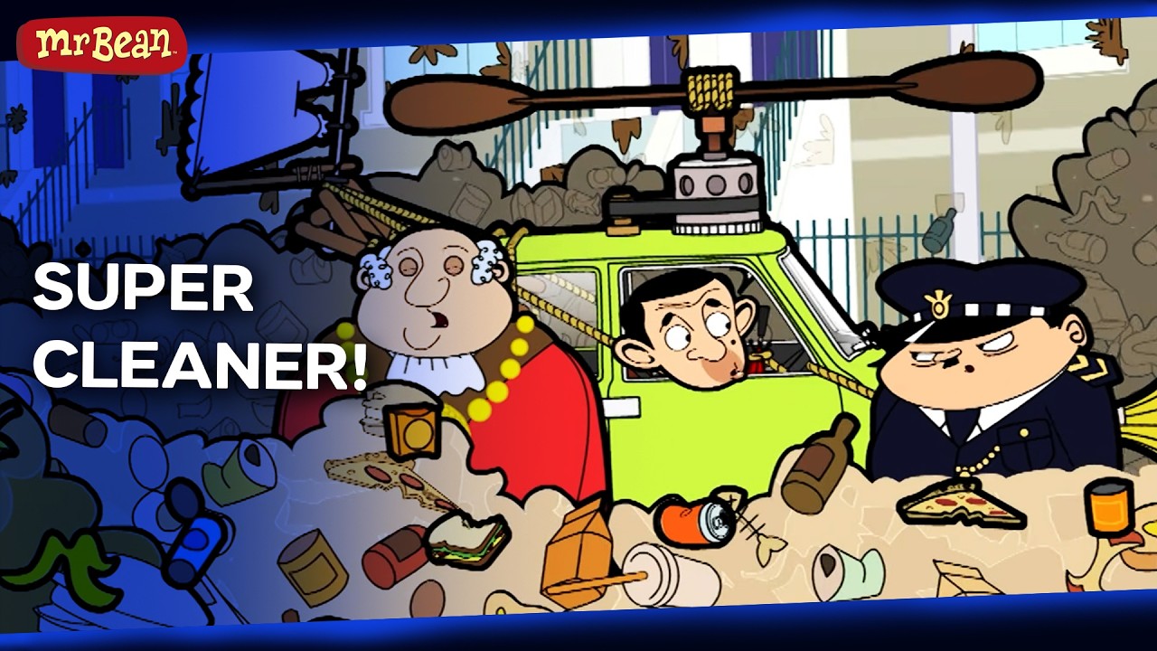 Mr Bean Builds A Crazy Cleaning Machine! | Mr Bean and Friends