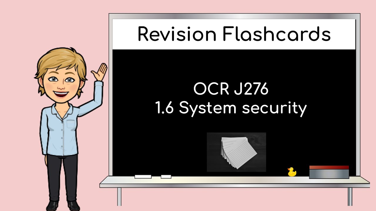 J276 1.6 System security - crash course(OCR GCSE computer Science)