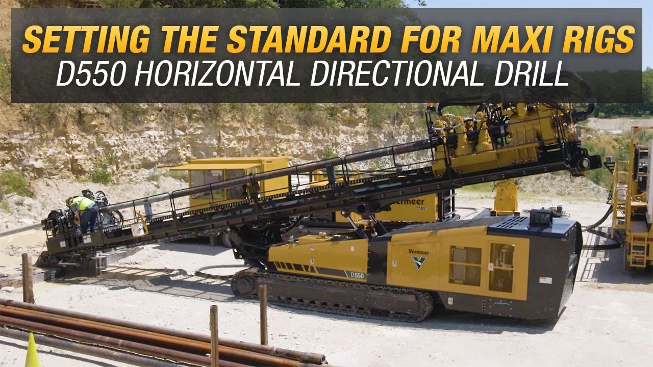 Features and benefits of the D550 horizontal directional drill