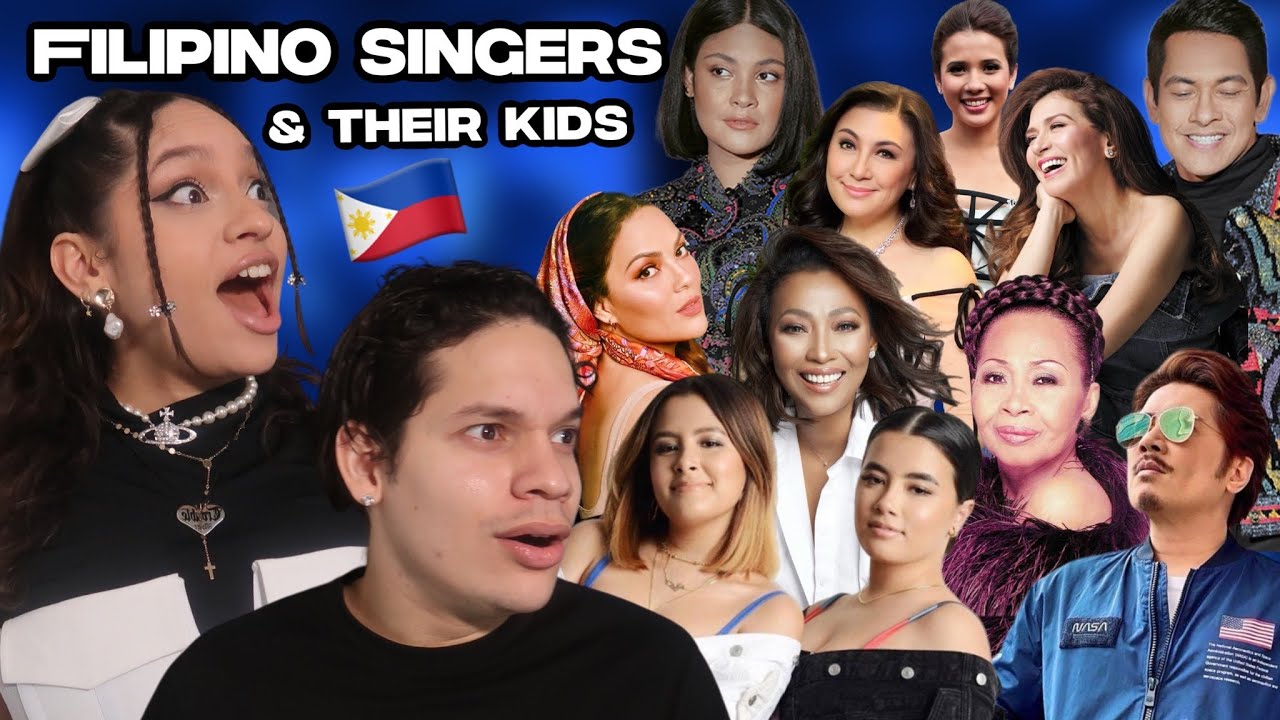 The Filipino Singing Gene is real! Latinos react to Famous Filipino Singers and their children