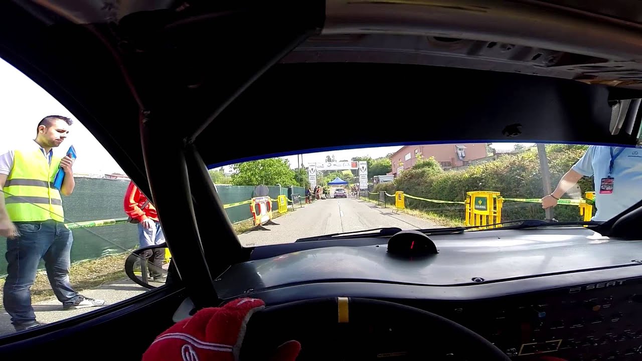 Driver's Eye onboard Aldo de Alberto SEAT Cordoba WRC Subida a Muncó 2015