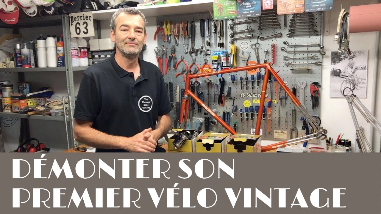 Premier vélo vintage : le démontage (épisode 2)