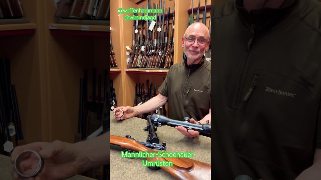 Umr&uuml;sten 👍Mannlicher Schoenauer 🌿🥳 #hunter #hunting #forest #wildlife 🌿