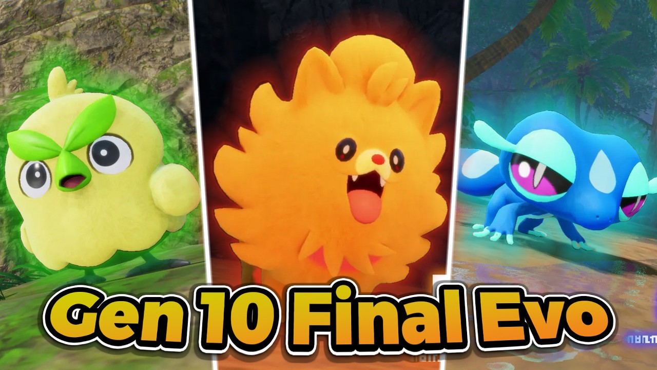 Pokemon Gen 10 Starters Final Evolution (Fan Theory)