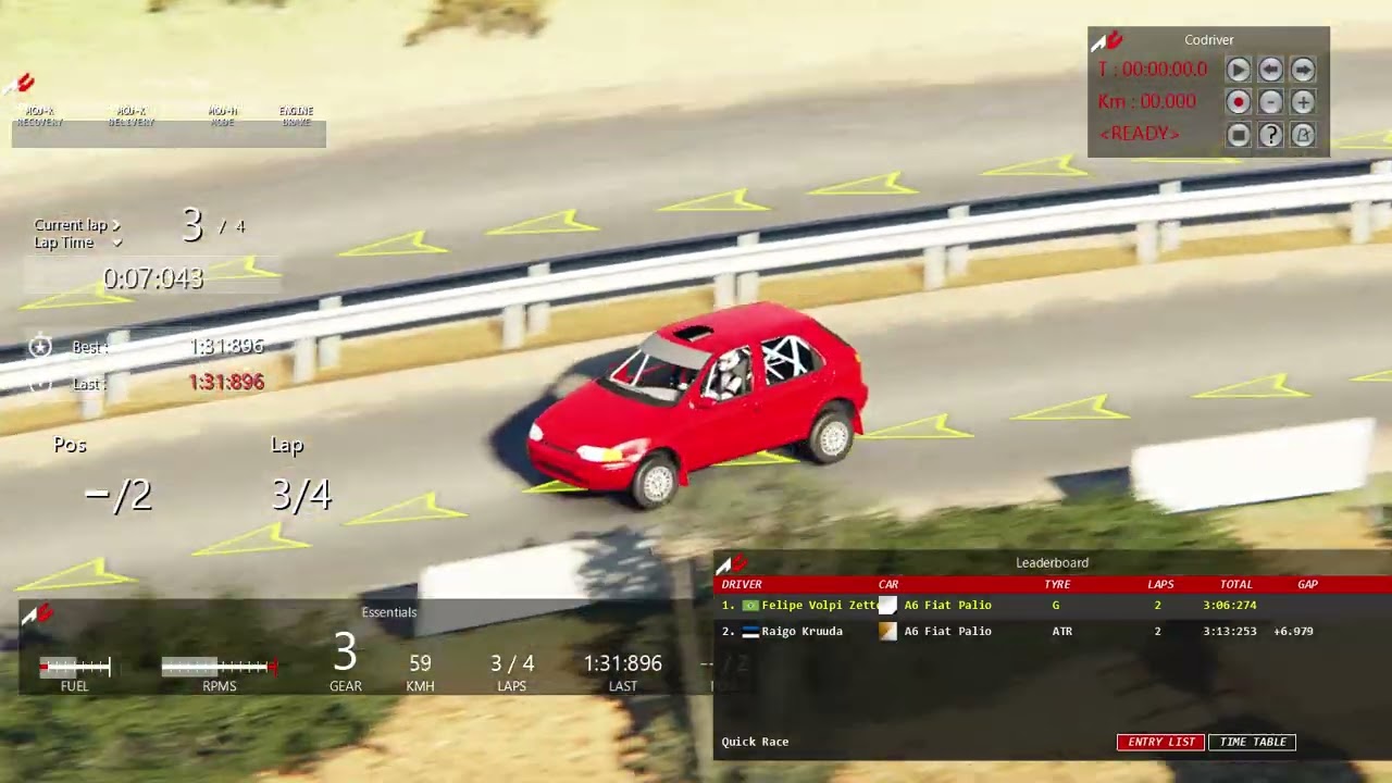 Fiat Palio rally ROC Gran Canaria assetto corsa