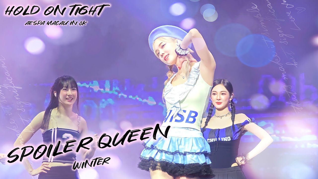 [8K]AESPA(에스파)- WHIPLASH SPOILER@HOLD ON TIGHT22/09/24 DAY2MACAU SYNK: PARALLEL LINE FANCAM @aespa