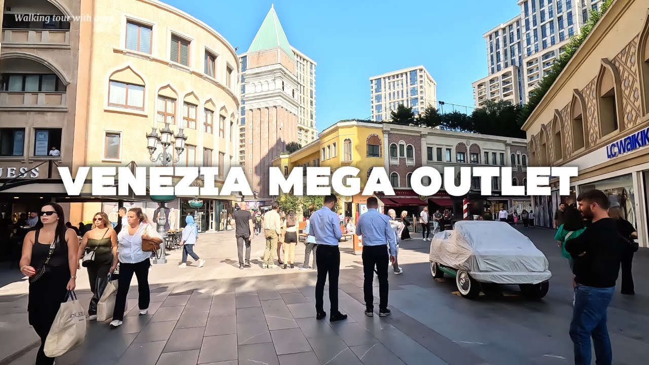 Venezia Mega Outlet: лучшее место для шопинга в Стамбуле | Пешая экскурсия в формате 4K HDR