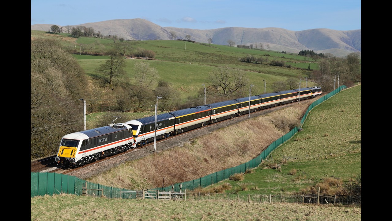 Badger in the Fells! 89001 is seen at Grayrigg, on a loaded test run to Tebay. 18 March 2026