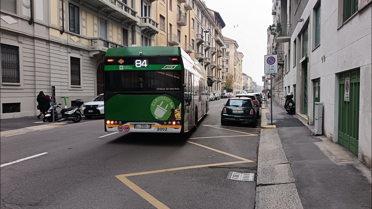 ATM Milano Bus 84 - Da Bastioni di Porta Volta a Palazzo di Giustizia