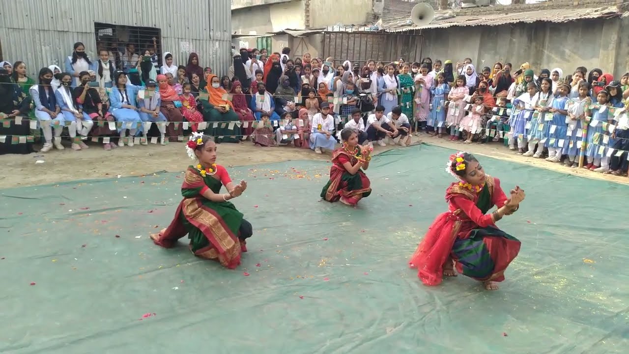 হৃদয়ে আমার বাংলাদেশ, তানজিলা, তানহা ও মোহনা, মুরাদপুর আদর্শ উচ্চ বিদ্যালয়। mahs tanzila