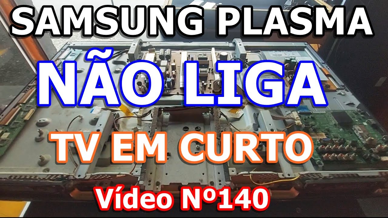 SAMSUNG PLASMA PL42B450B1 EM CURTO - Vídeo Nº140