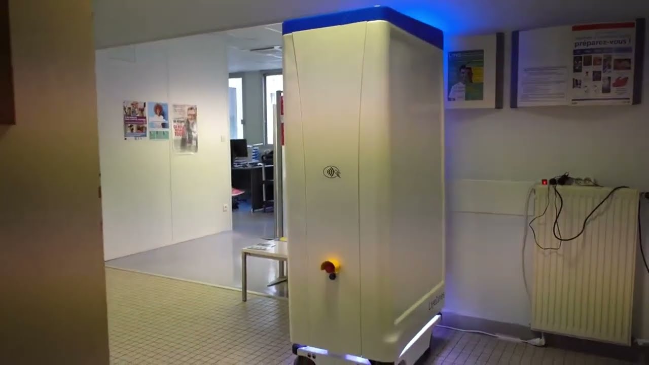 Le robot Lifelines en action à l'Hôpital d'Antibes