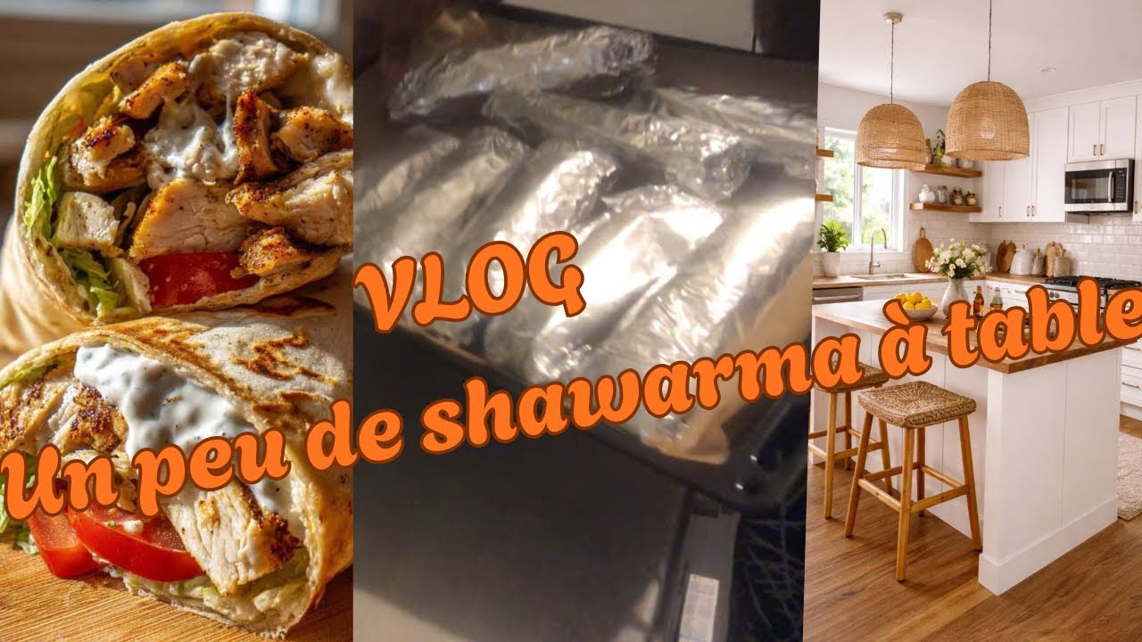 Vlog:vous et moi dans la cuisine pour le shawarma