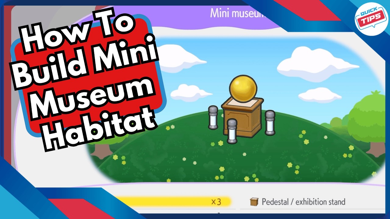How To Build Mini Museum Habitat in Pokopia