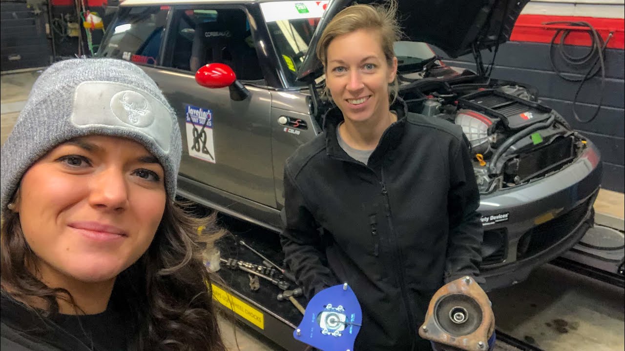 Девушки за инструментами* | Подвеска MINI Cooper R53