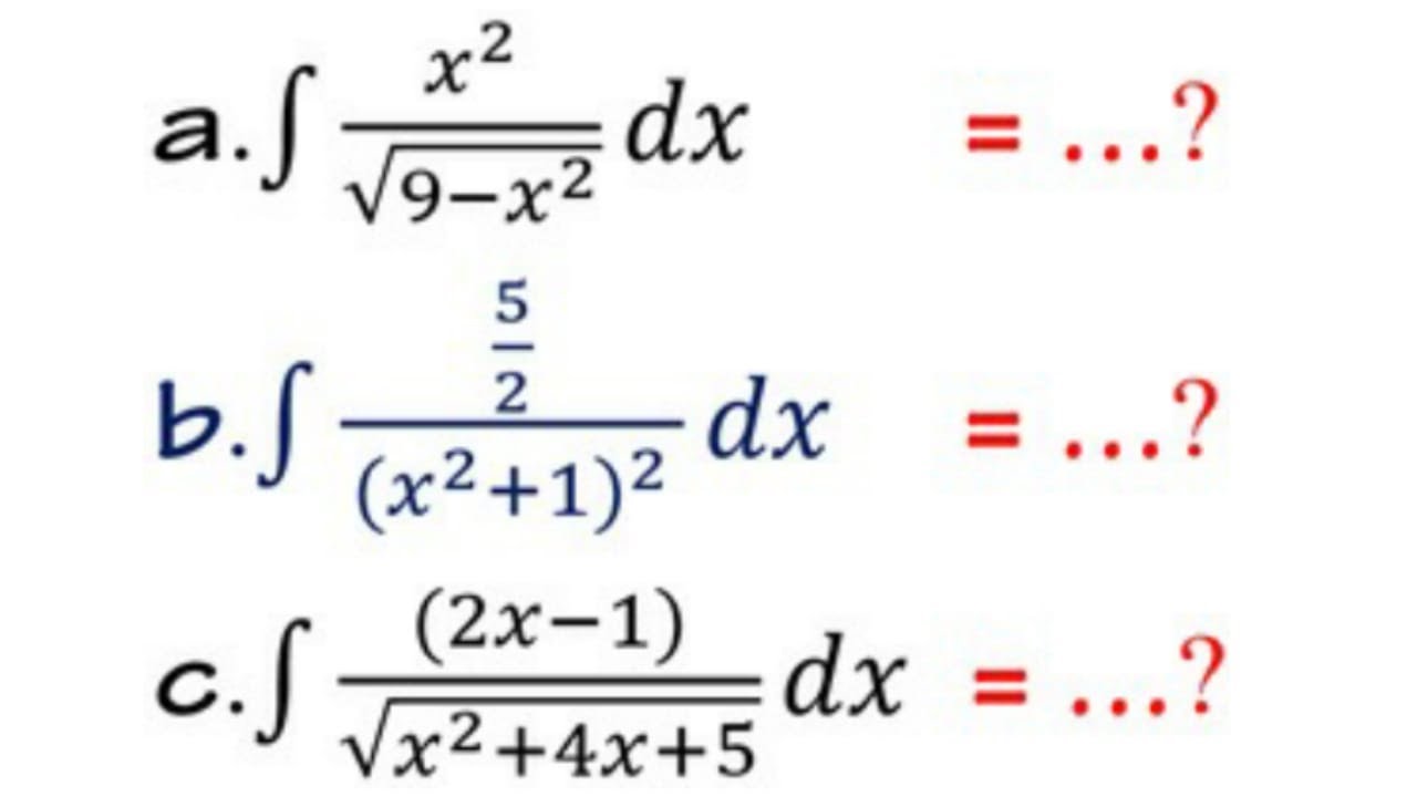 Integral Bentuk Suku Suku Mulai dari Dasar