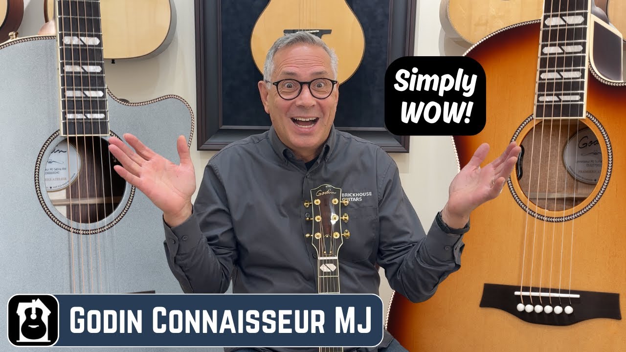 Godin Connoisseur MJ Mahogany Versus Rosewood Demo от Роджера Шмидта