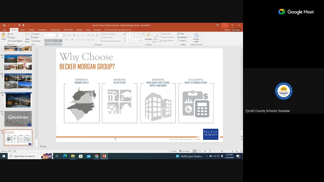BOE Work Session 02/2/2026 - Part 1