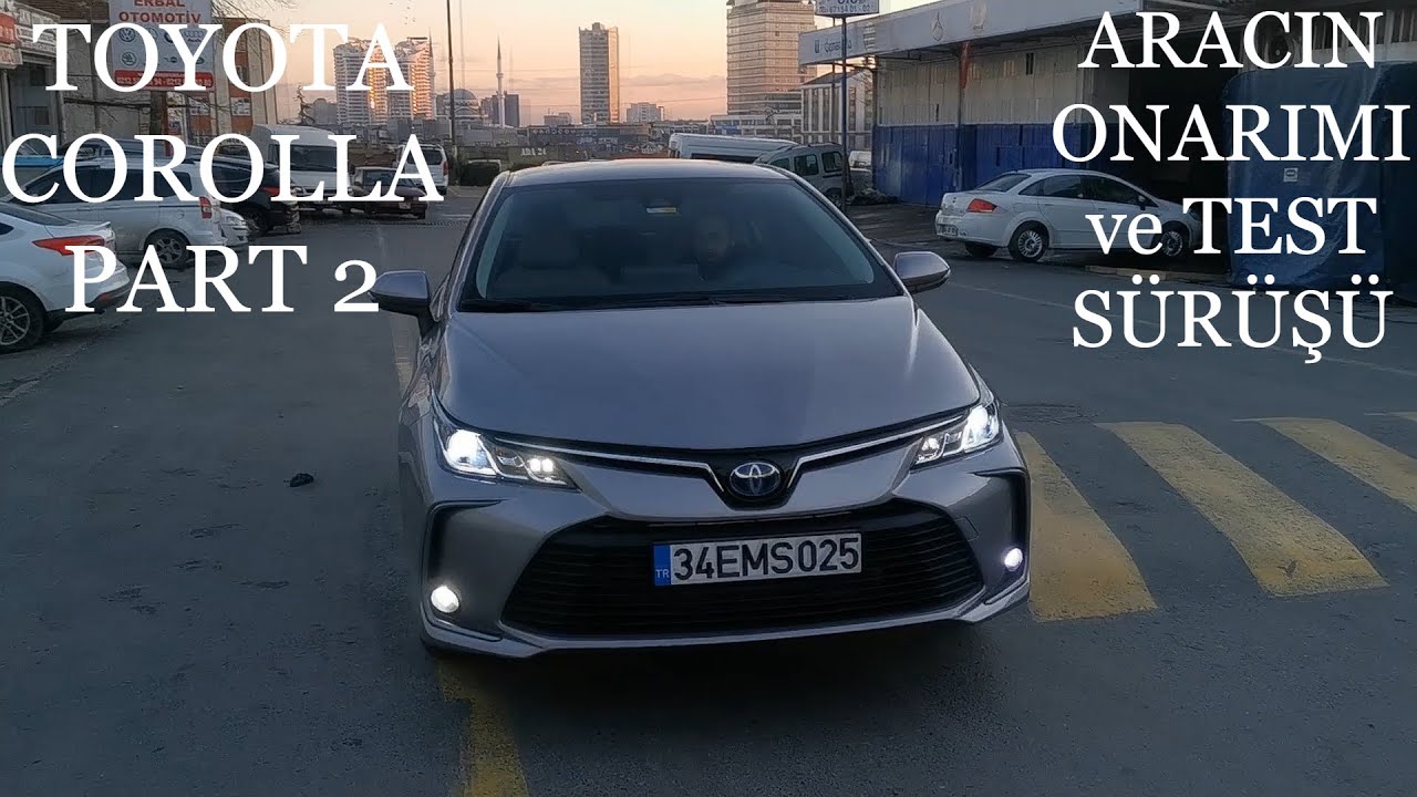 AĞIR HASAR KAYITLI 2021 TOYOTA COROLLA ONARIMI PART 2 | TEST SÜRÜŞÜ!