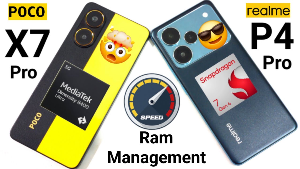 Realme P4 Pro vs POCO X7 Pro Ram Management Which is Best Shocking Results 😱🔥🔥🚀🚀🚀